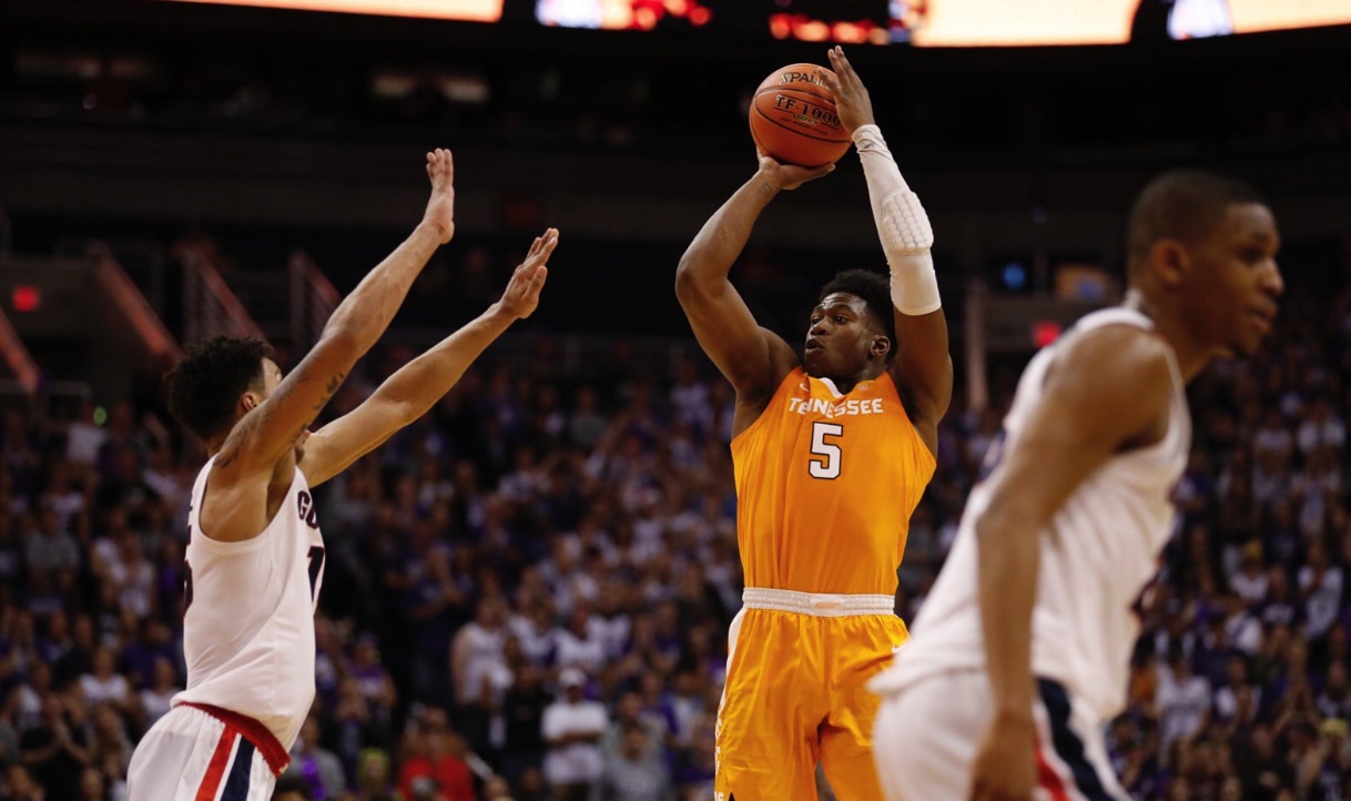 No. 7 Tennessee's Admiral Schofield had the game-winning shot over No. 1 Gonzaga.