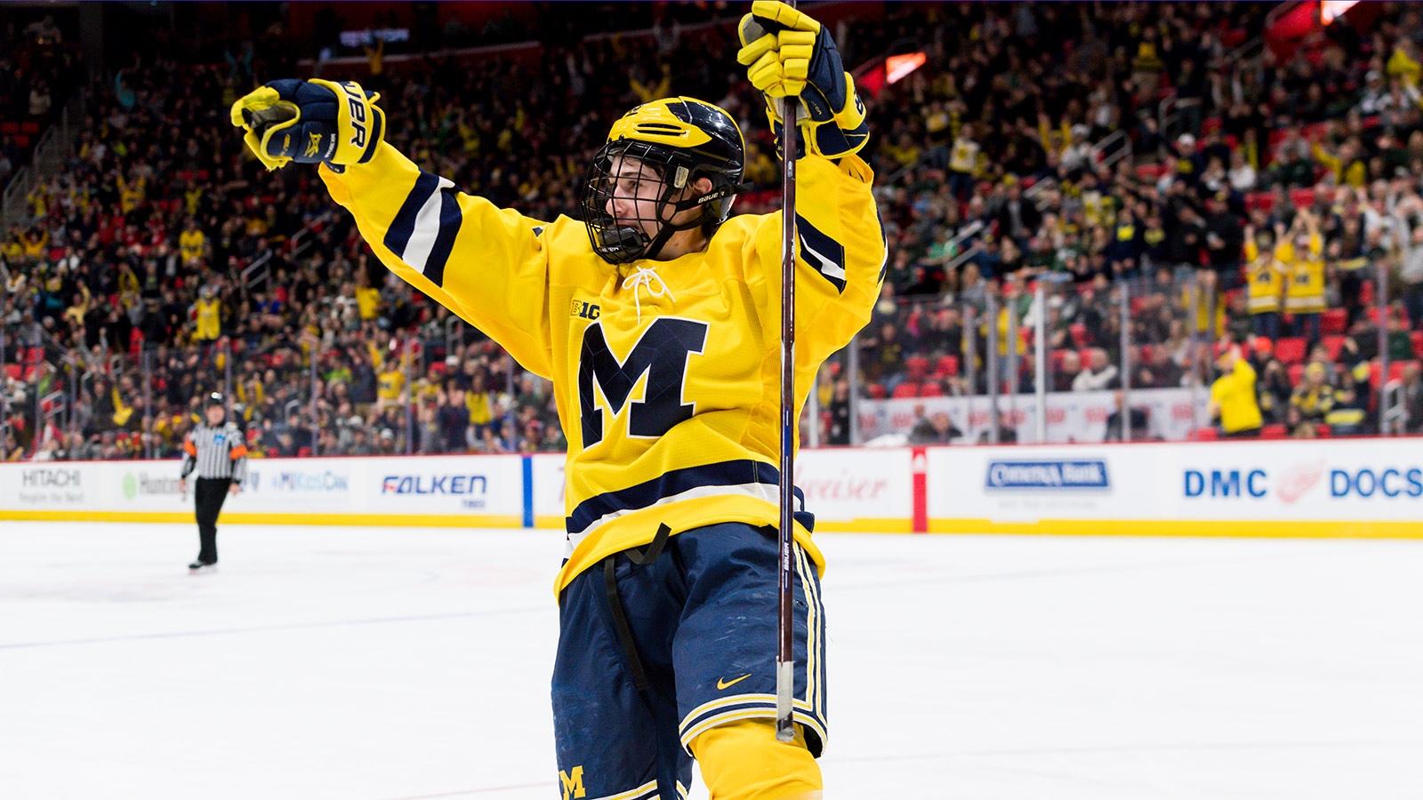 Quinn Hughes played two seasons at Michigan