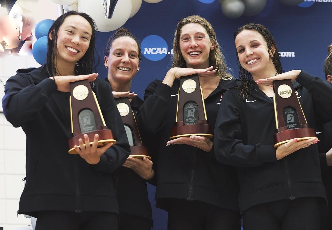 Stanford women's swimming wins relay