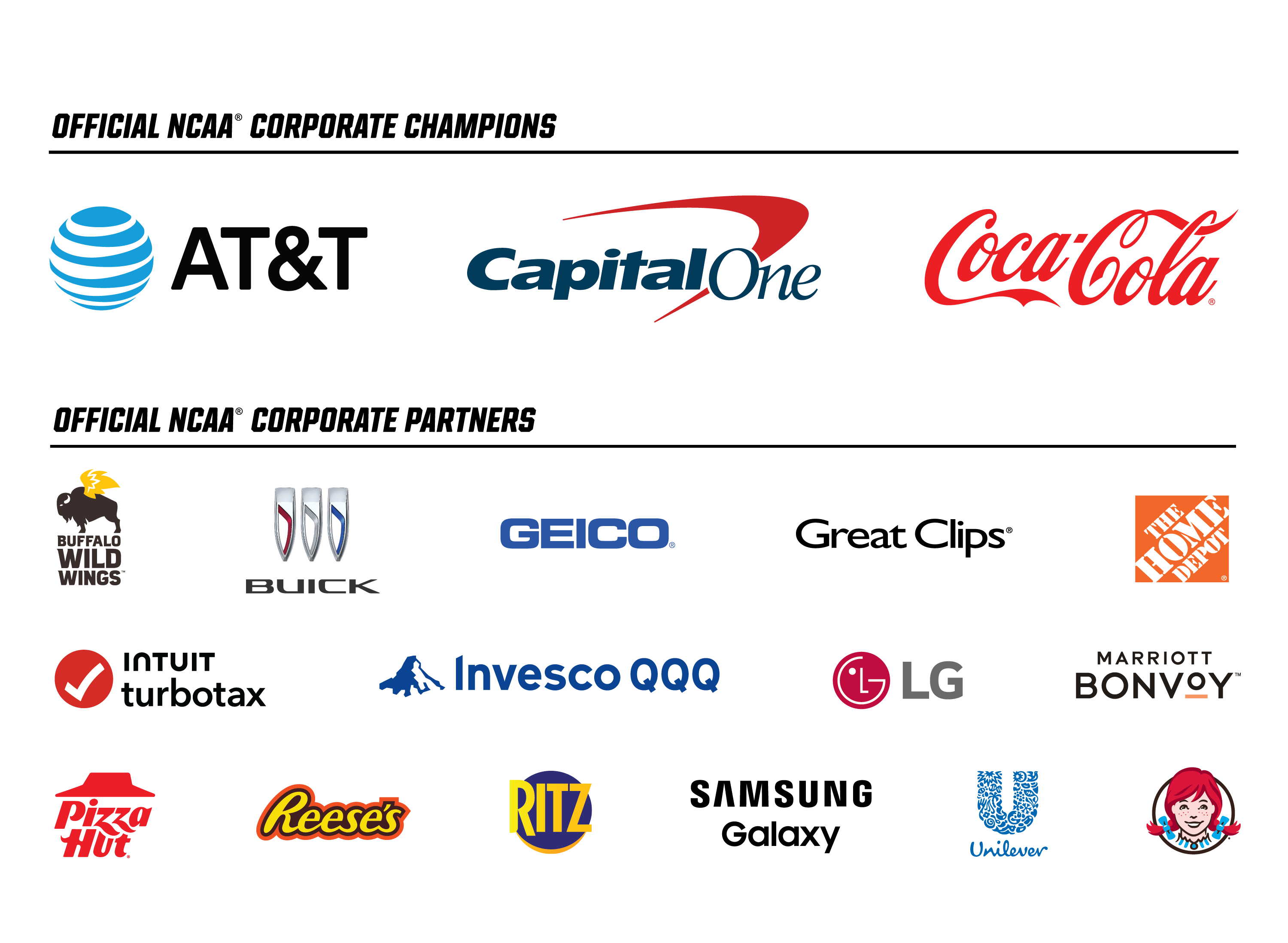 NCAA corporate sponsors
