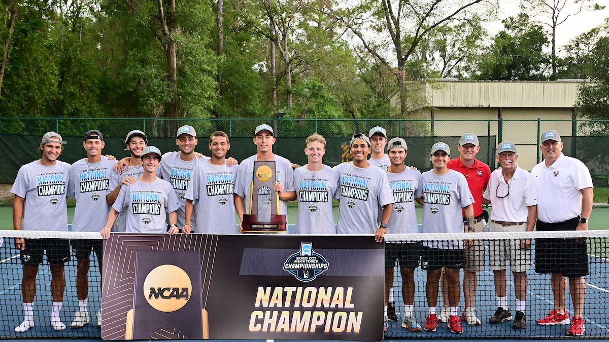Valdosta State wins the 2025 DII men's tennis championship